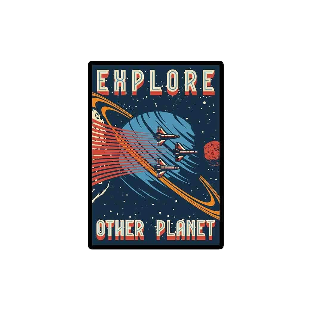 Explore Other Planet Sticker